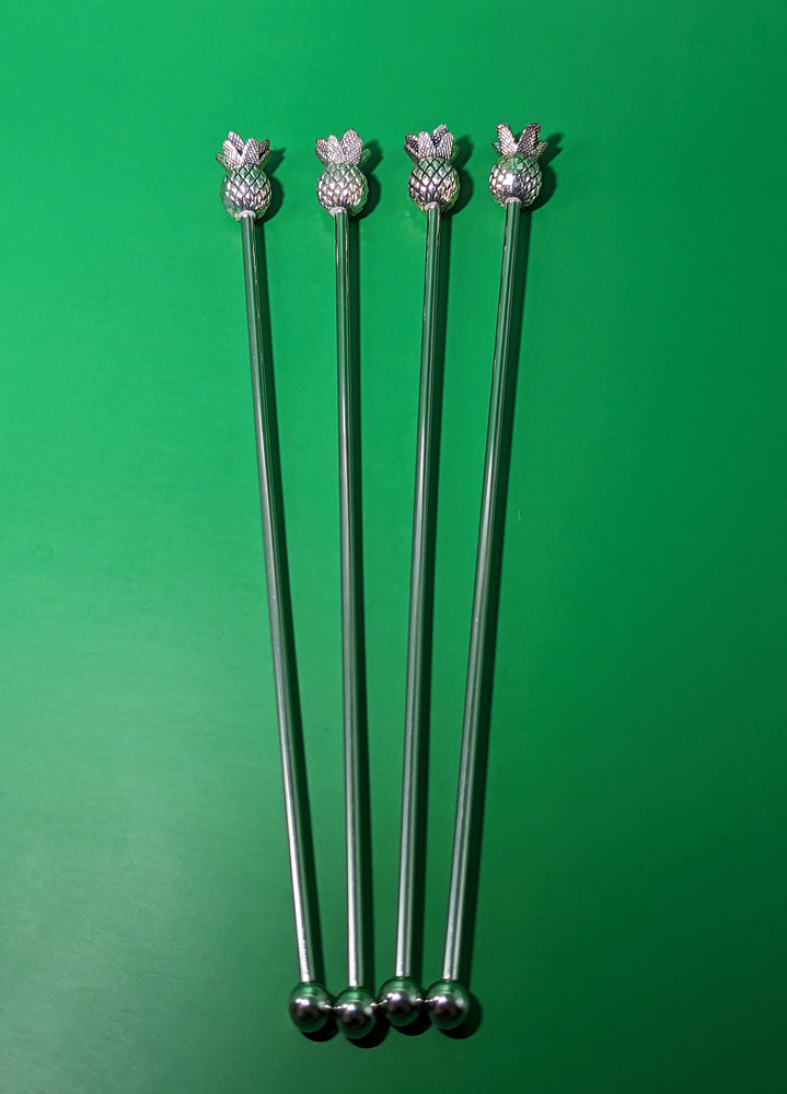 Stainless Steel Pineapple Cocktail Stirrers