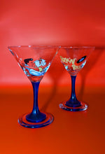 Pair of Vintage Rock 'n' Roll Martini Glasses