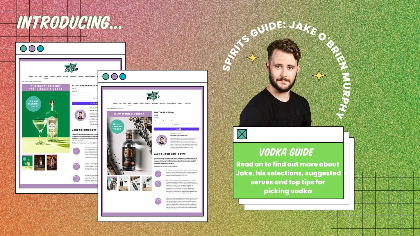 Introducing: Jake O'Brien Murphy, Drinks Distilled Vodka Guide