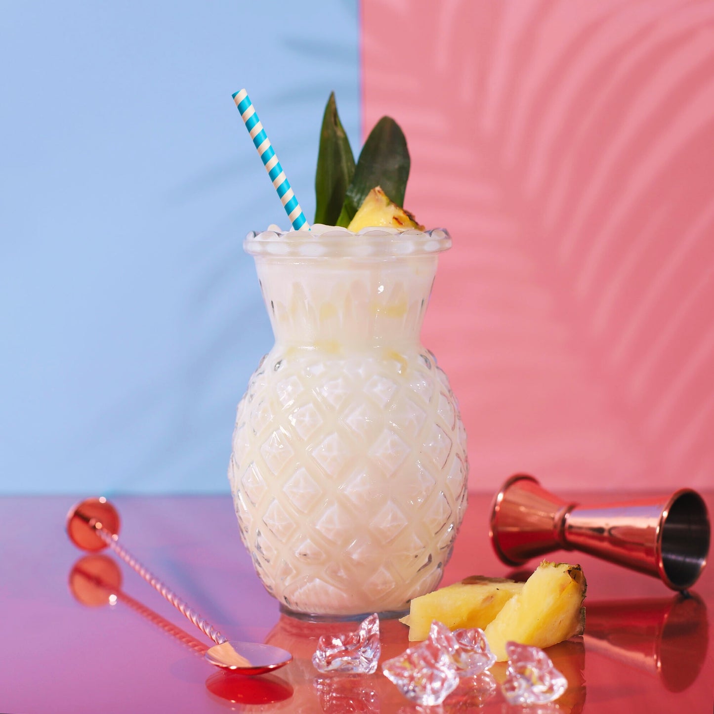 Pineapple Tiki Cocktail Glass