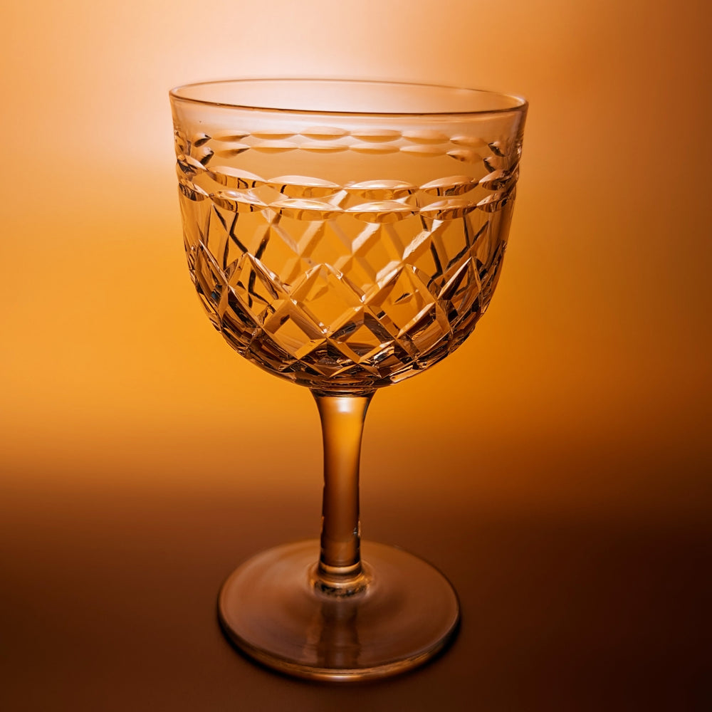 Pair of Tudor 'Seymour' Cut Cocktail Glasses