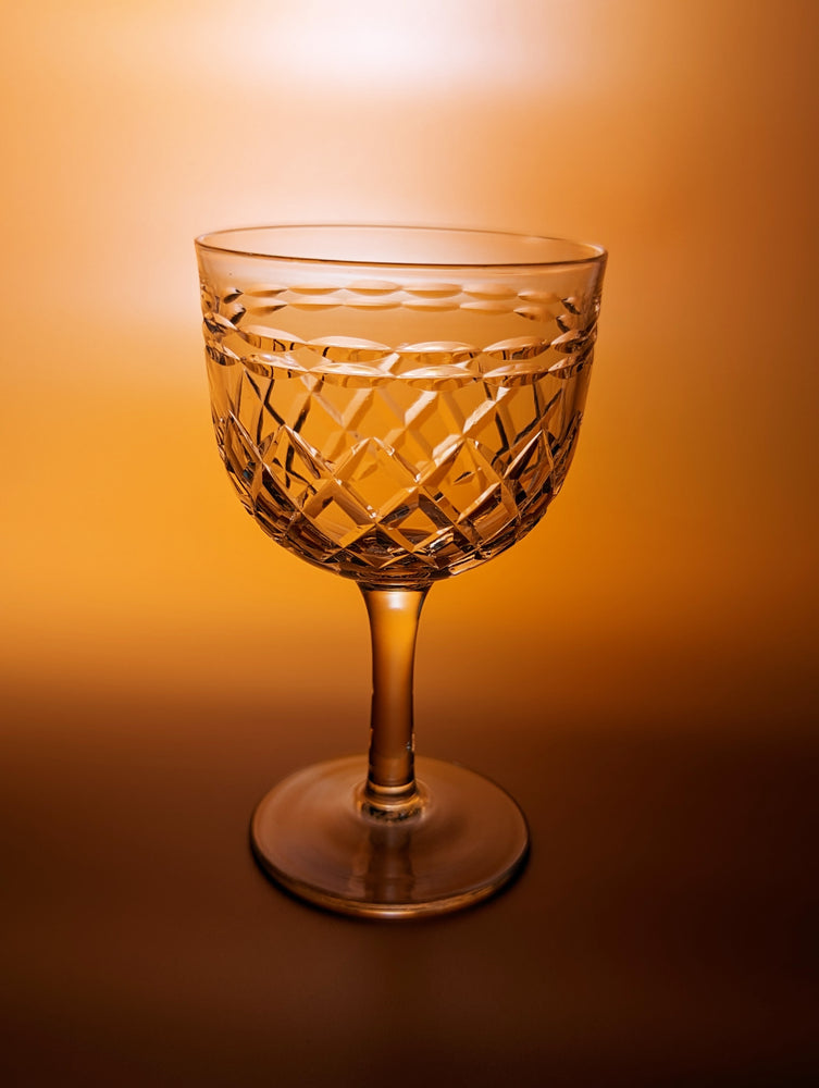 Pair of Tudor 'Seymour' Cut Cocktail Glasses