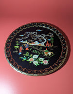 Vintage Chinese Garden Cocktail Tray