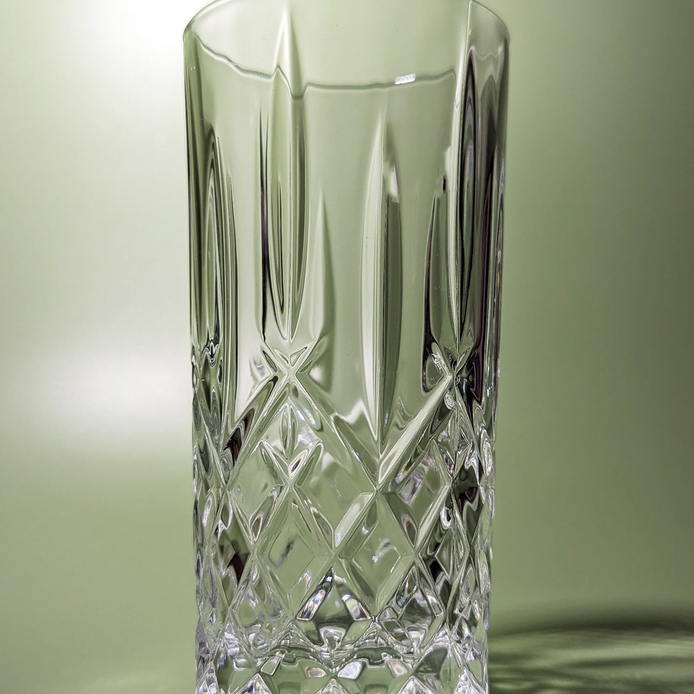 
                      
                        Pair of Diamond Cut Crystal Highball Glasses
                      
                    