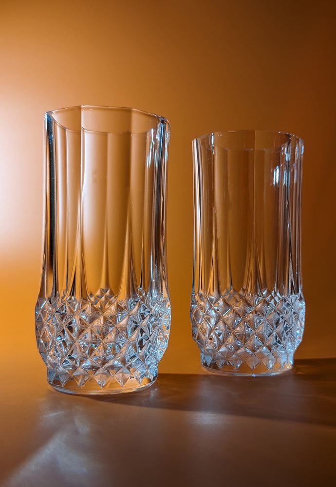 
            
                Load image into Gallery viewer, Pair of Cristal D&amp;#39;Arques-Durand Crystal Highball Glasses
            
        
