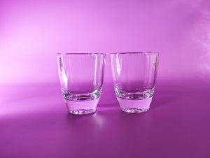 Pair of Vintage Crystal D'Arques Shot Glasses