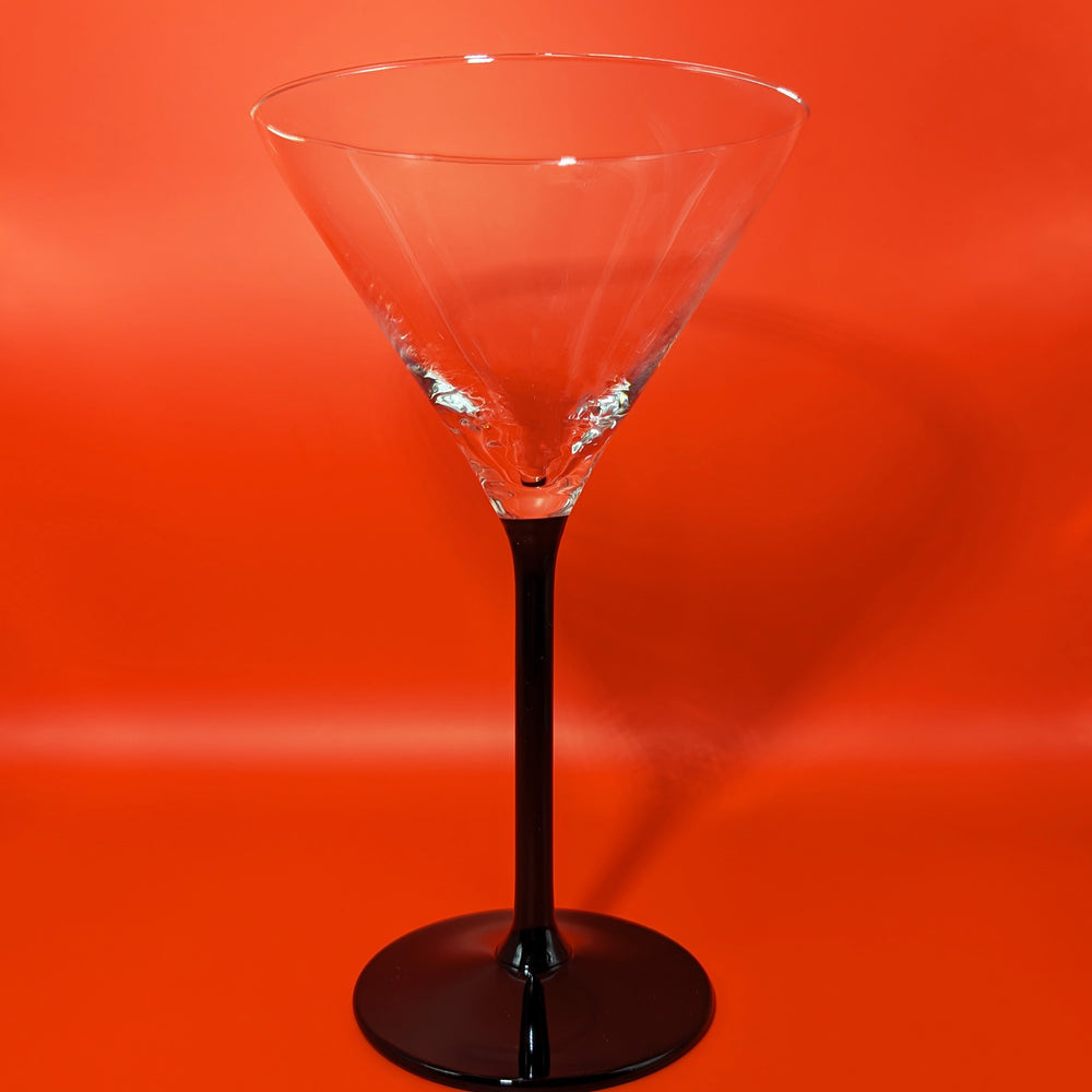 Vintage Luminarc Domino Martini Glass