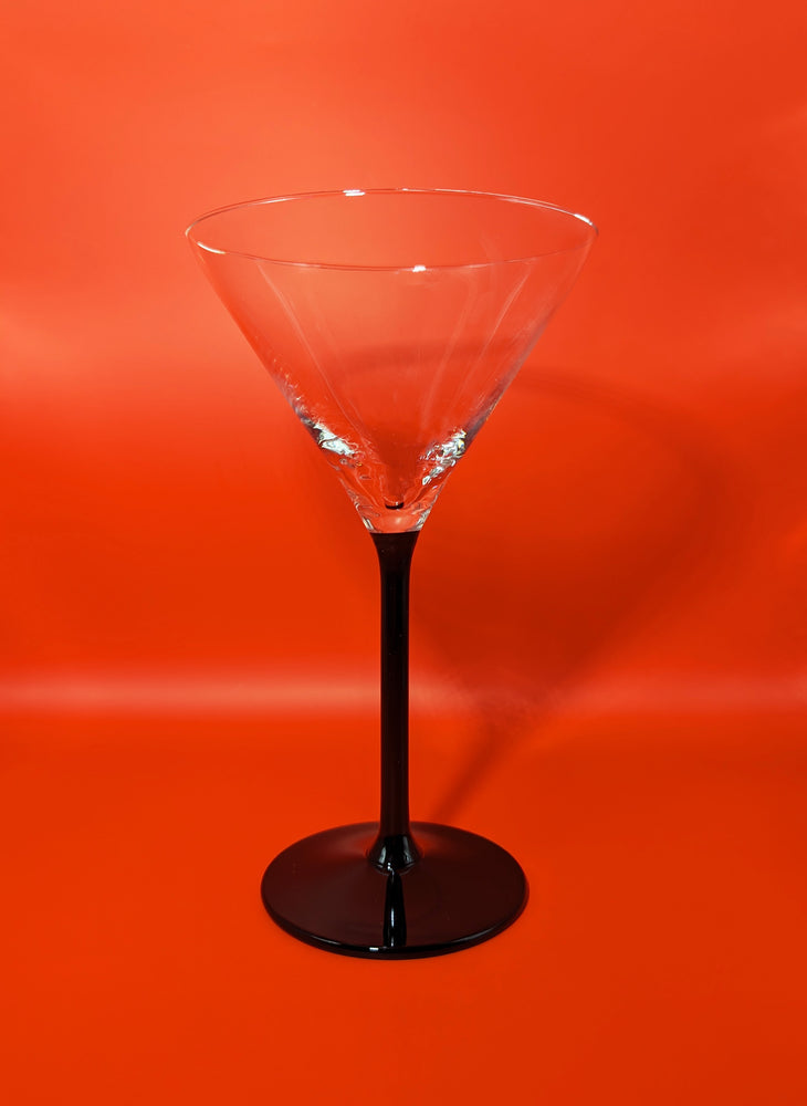 Vintage Luminarc Domino Martini Glass