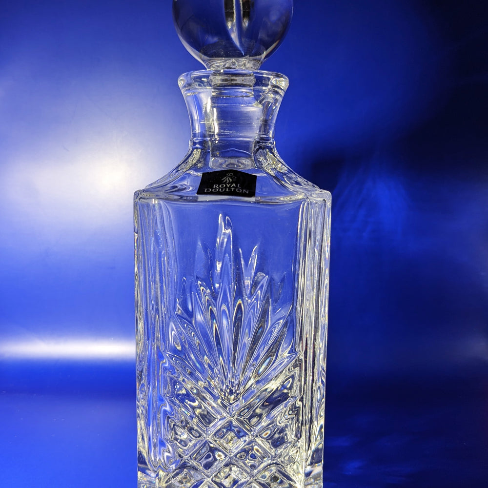 Vintage Royal Doulton Crystal Decanter