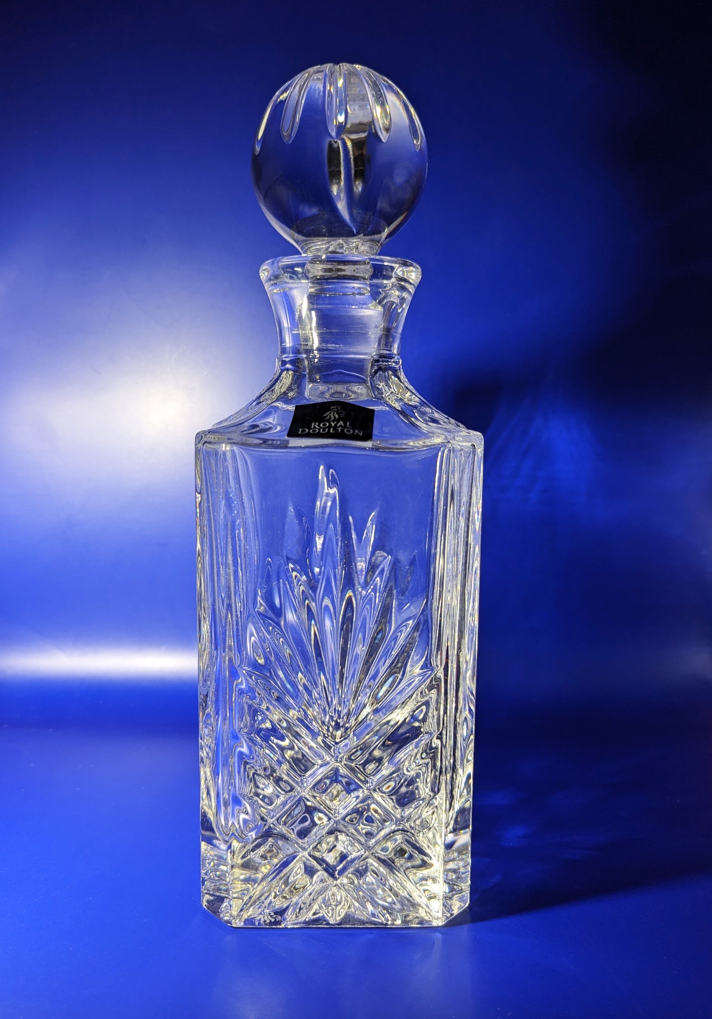 Vintage Royal Doulton Crystal Decanter