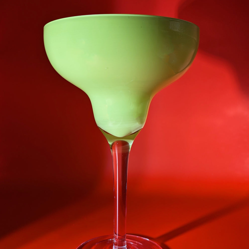 
                      
                        Pair of Vintage Green Margarita Glasses
                      
                    