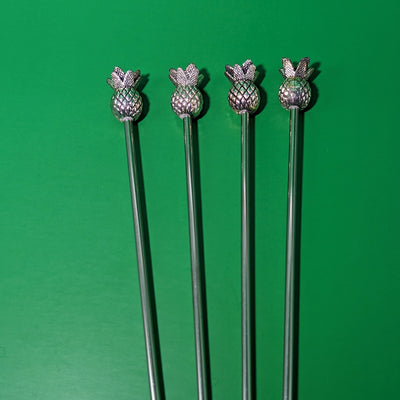 Stainless Steel Pineapple Cocktail Stirrers