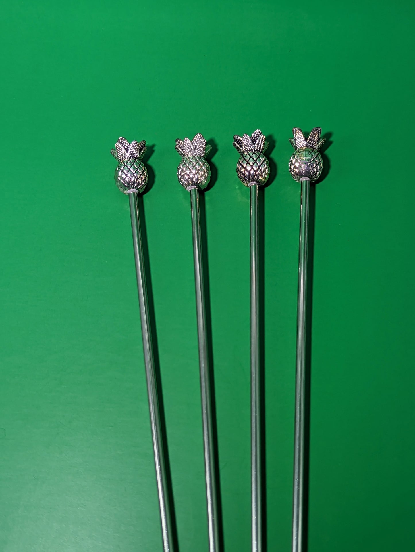 Stainless Steel Pineapple Cocktail Stirrers