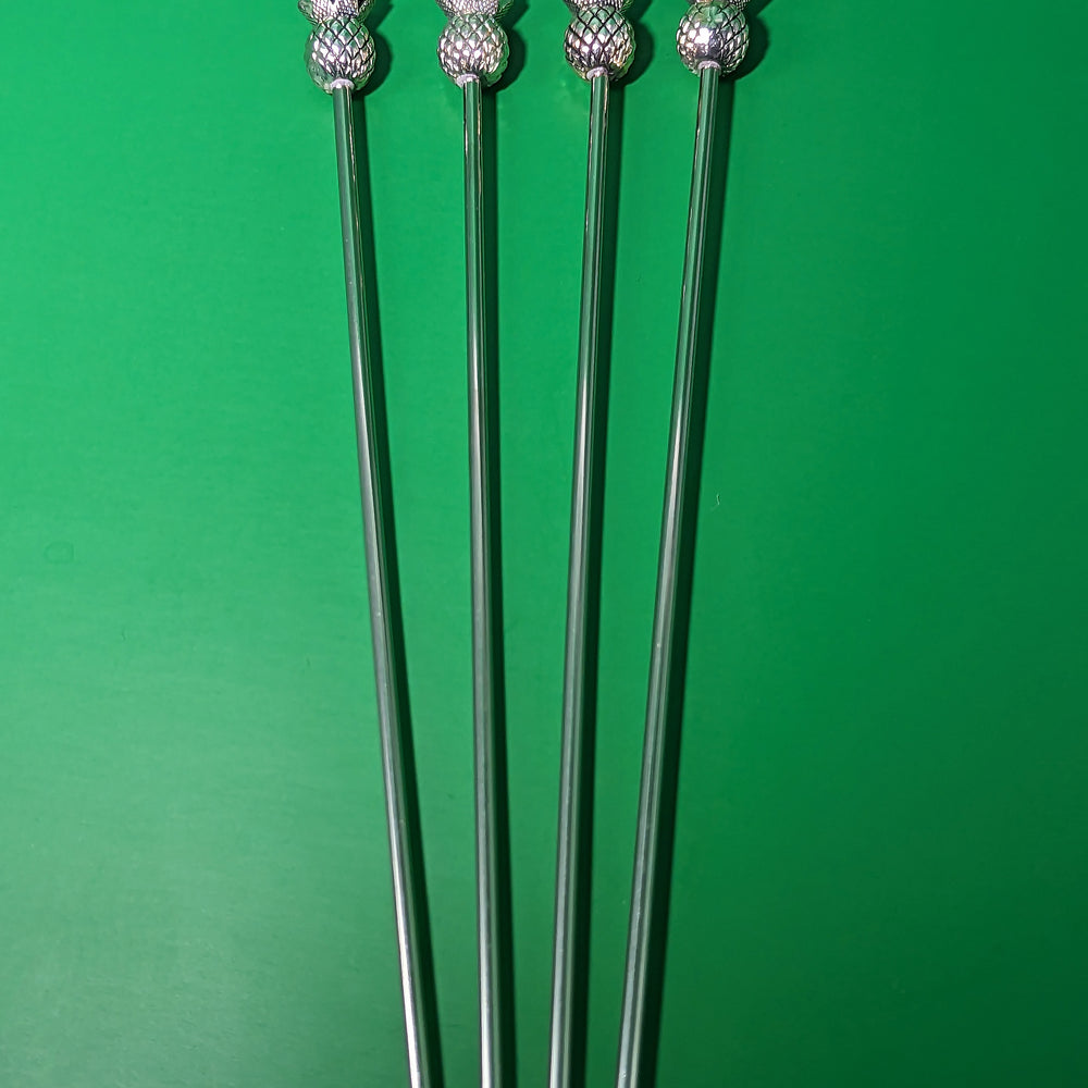 Stainless Steel Pineapple Cocktail Stirrers