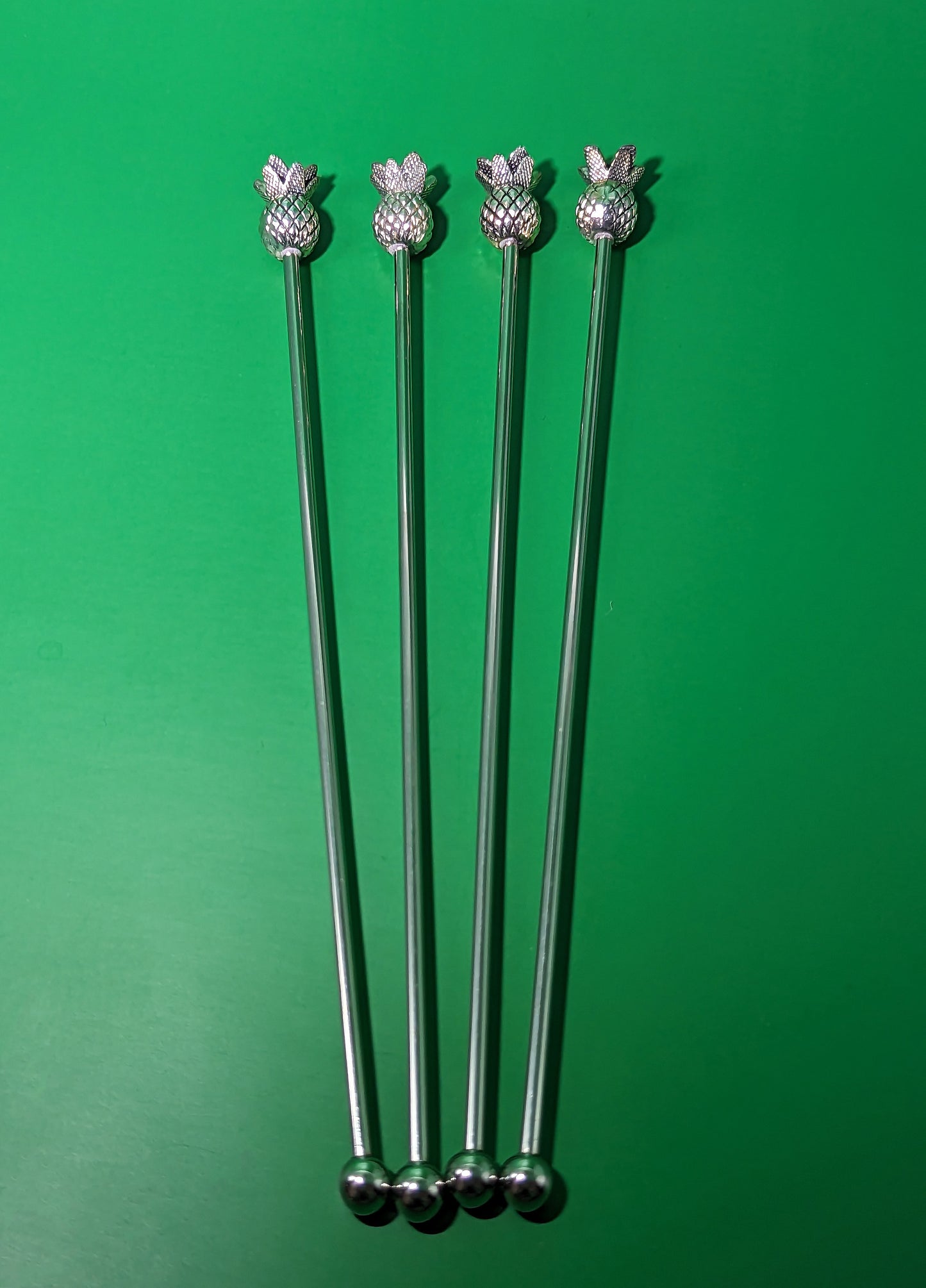 Stainless Steel Pineapple Cocktail Stirrers