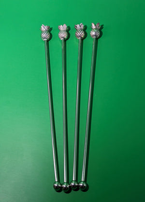 
            
                Load image into Gallery viewer, Stainless Steel Pineapple Cocktail Stirrers
            
        