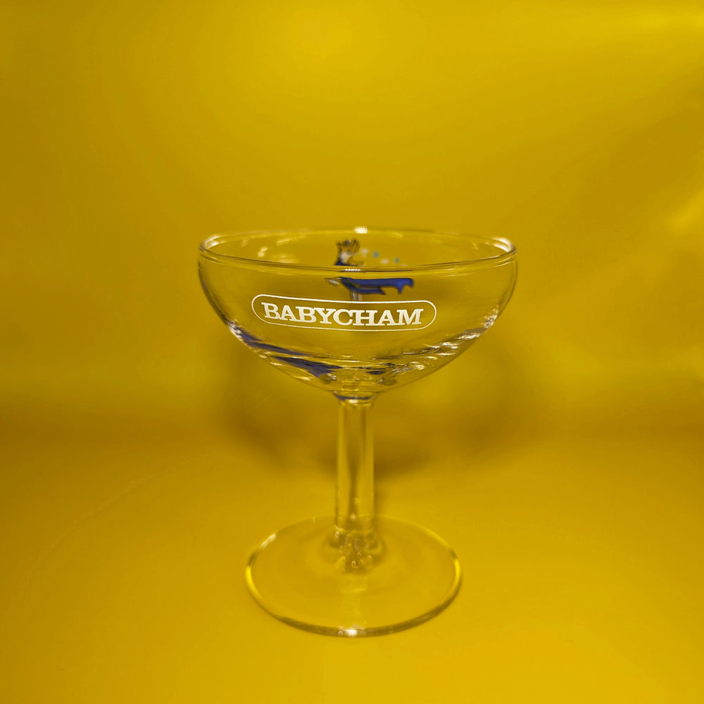 
                      
                        Single Rare 60th Anniversary Babycham Coupe Glass
                      
                    