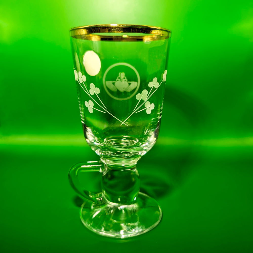 
                  
                    Pair of Claddagh Irish Coffee Glasses
                  
                