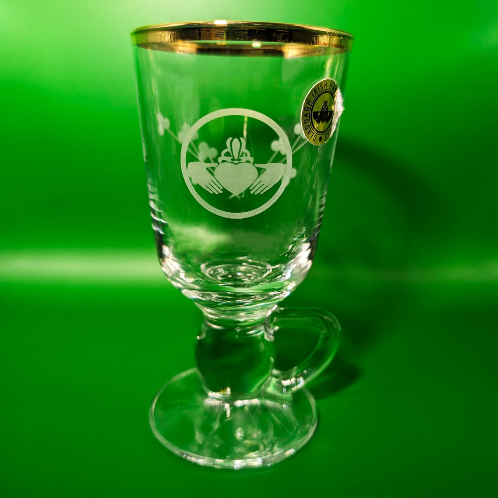 
                  
                    Pair of Claddagh Irish Coffee Glasses
                  
                