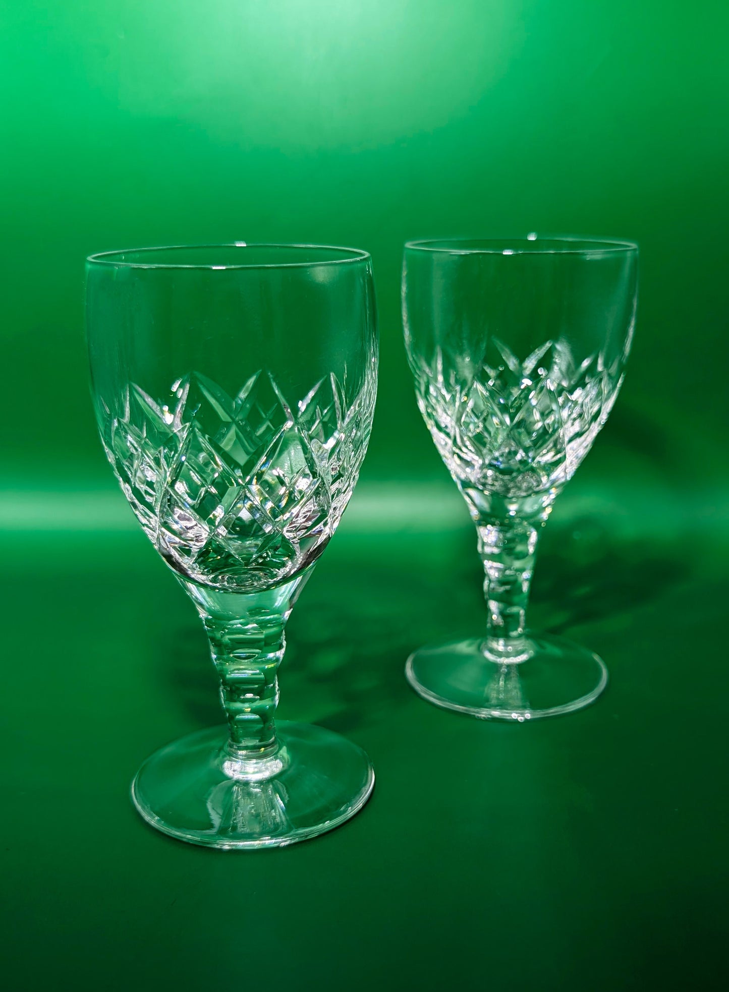 Pair of Vintage Stuart Crystal Liqueur Glasses