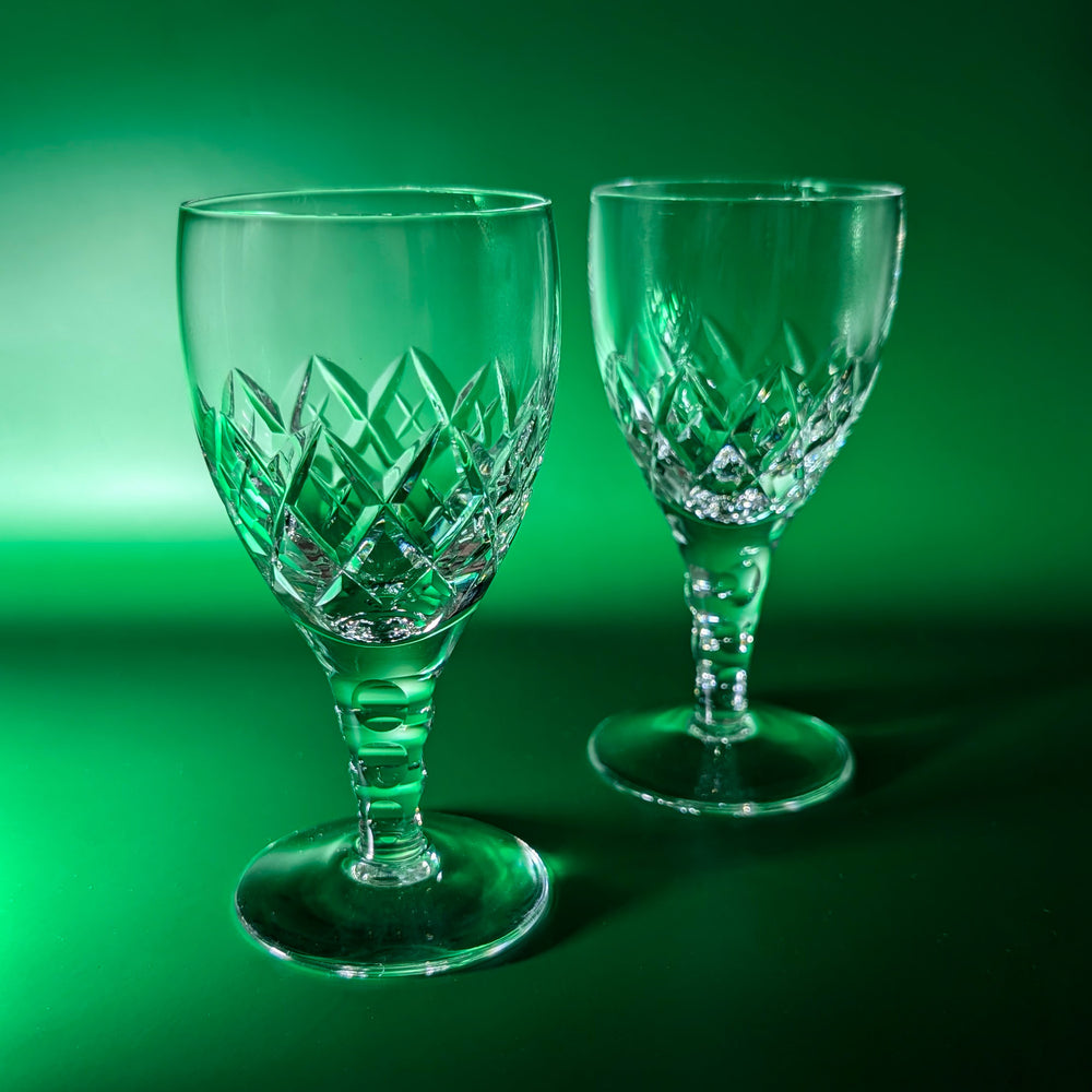 Pair of Vintage Stuart Crystal Liqueur Glasses