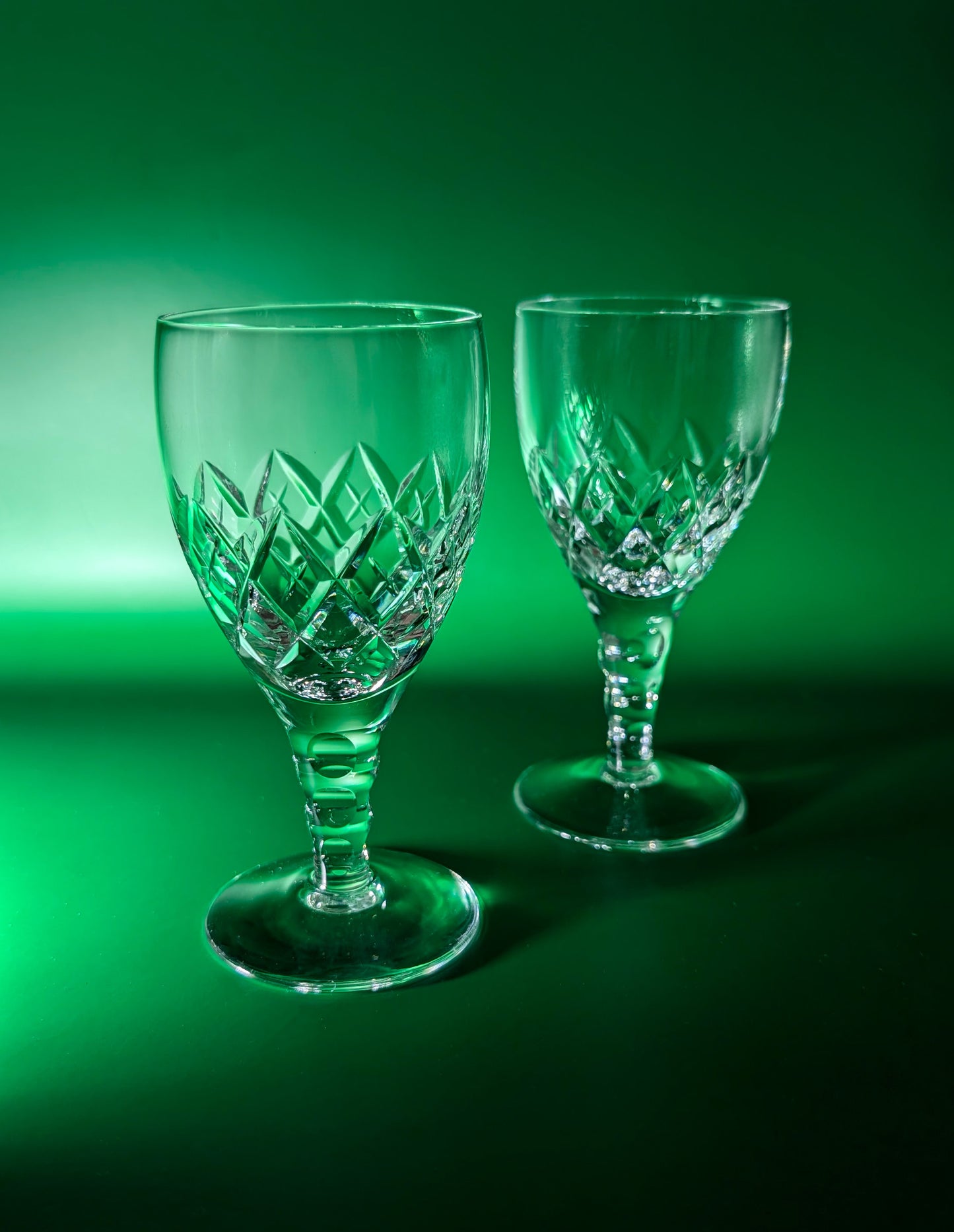 Pair of Vintage Stuart Crystal Liqueur Glasses