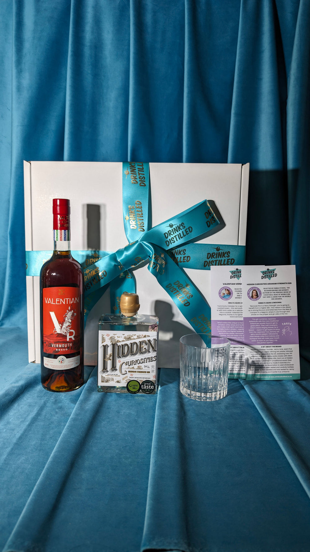 Hidden Curiosities Aranami Strength Gin & Valentian Vermouth Rosso Negroni Cocktail Set