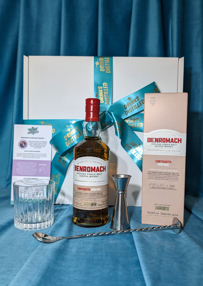 Benromach Organic Single Malt Scotch Whisky Old Fashioned Set