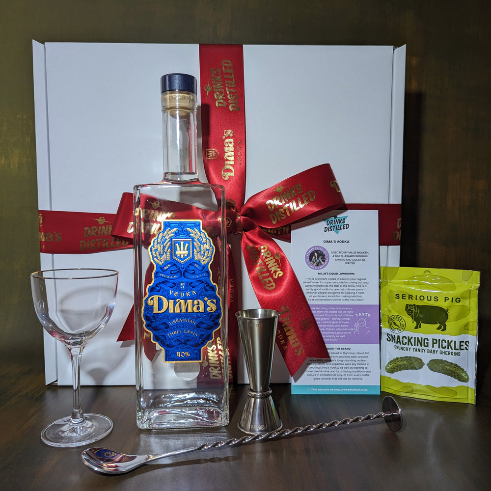 Small Dima’s Vodka Pickled Martini Set