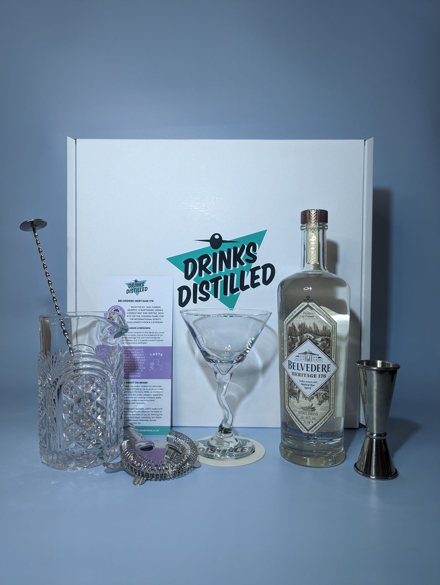 Belvedere Heritage 176 Large Vodka Martini Set