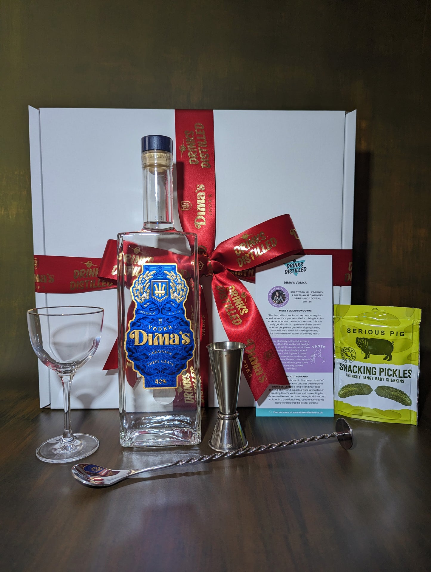 Small Dima’s Vodka Pickled Martini Set