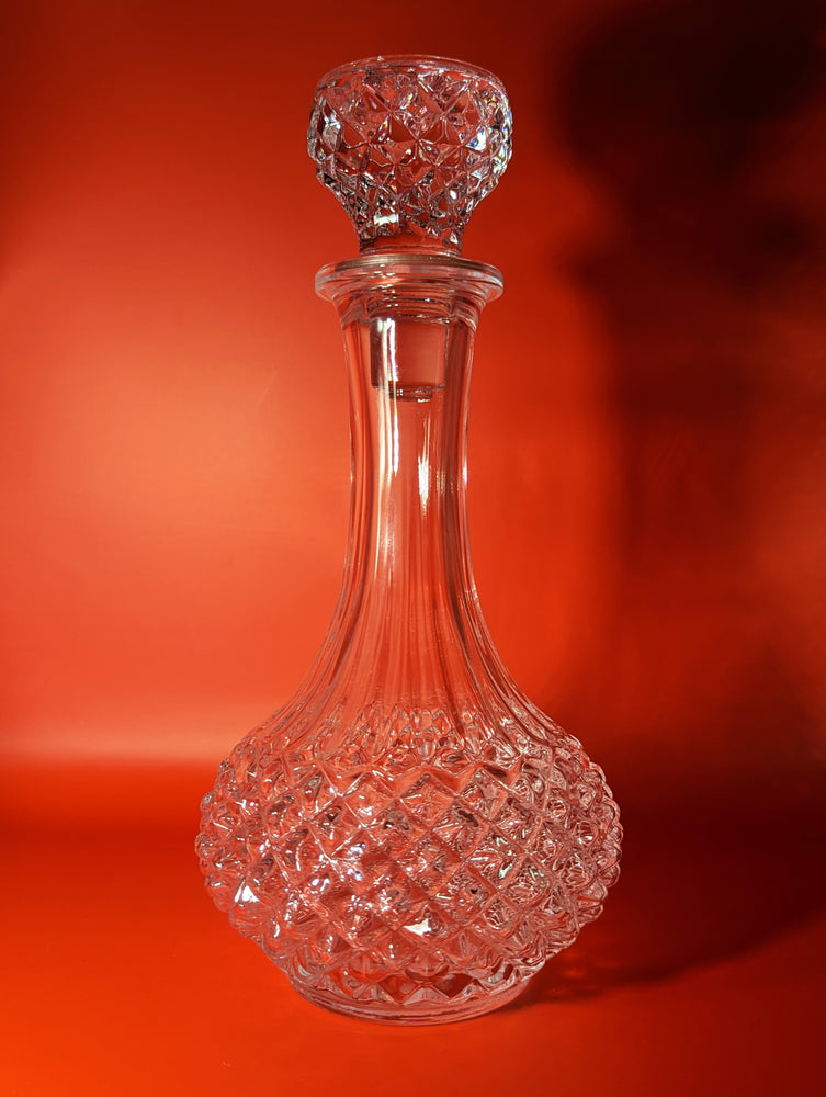 Small French Cristal D'Arques Decanter